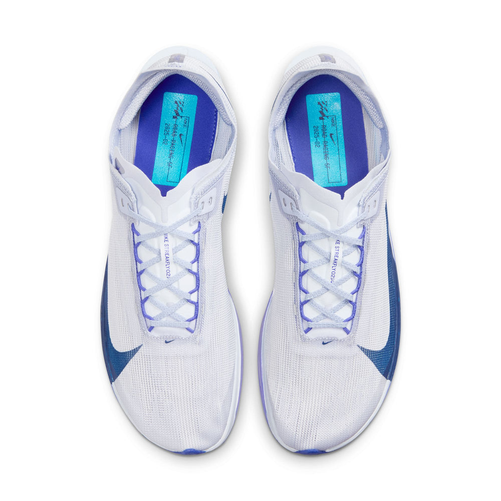 Nike ZoomX Streakfly 2 Running Shoes Ghost / Persian Violet / Blue Lightning / Blue Void - achilles heel