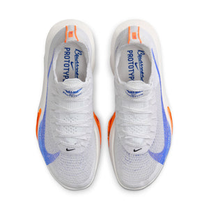 Nike Women's Alphafly 3 Blueprint Running Shoes White / Blue - achilles heel