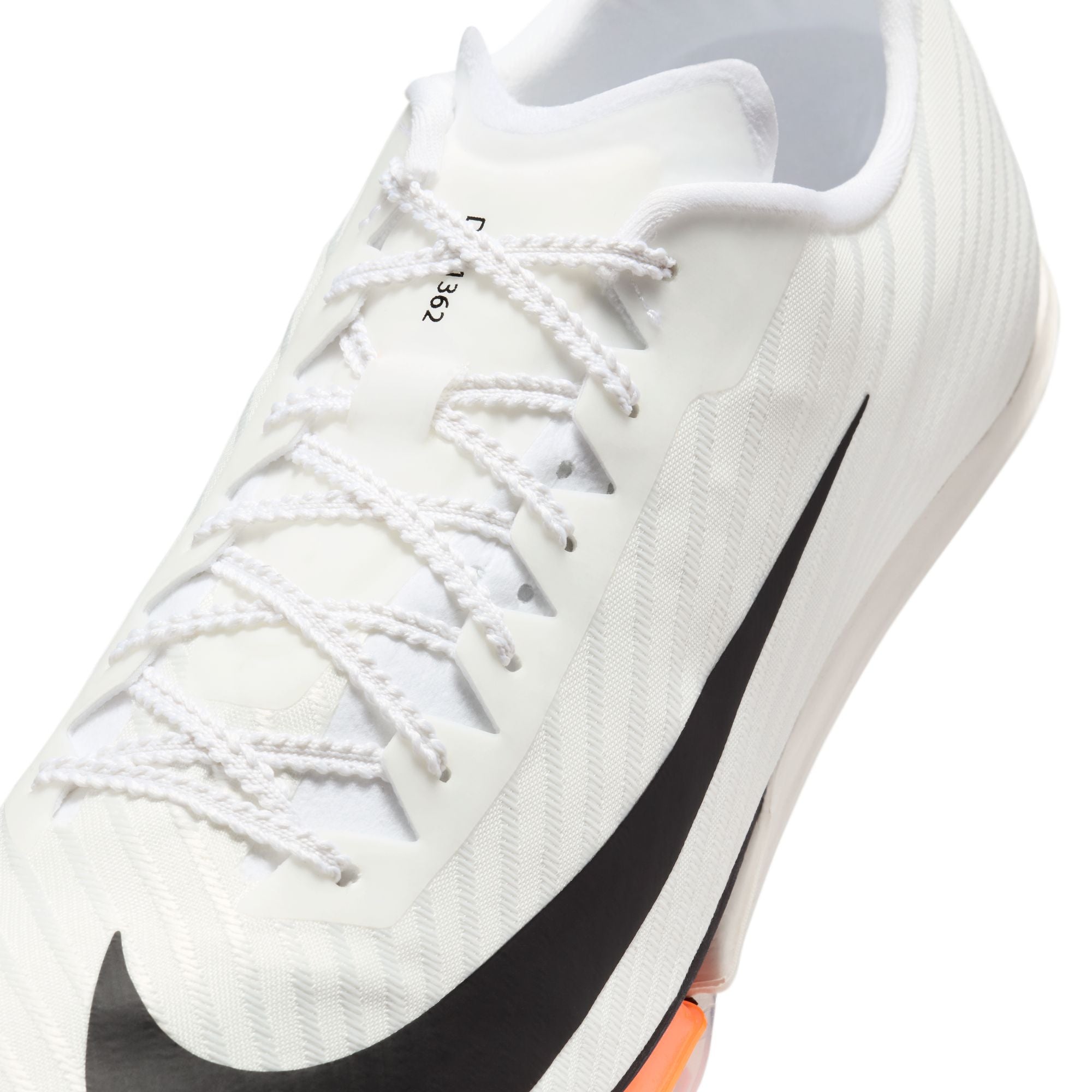 Nike Air Zoom Maxfly 2 Proto Running Spikes White / Black / Total Orange - Achilles Heel