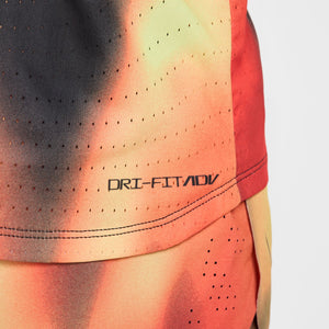 Nike Men's Dri-FIT AeroSwift ADV Running Vest Light Lemon Twist / Light Crimson / Black - achilles heel