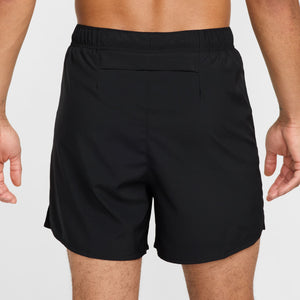 Nike Men's Dri-FIT Challenger 5 Inch 2 in 1 Versatile Shorts Black / Reflective Silver - achilles heel