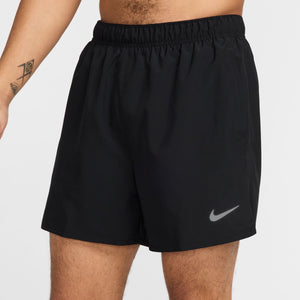 Nike Men's Dri-FIT Challenger 5 Inch 2 in 1 Versatile Shorts Black / Reflective Silver - achilles heel