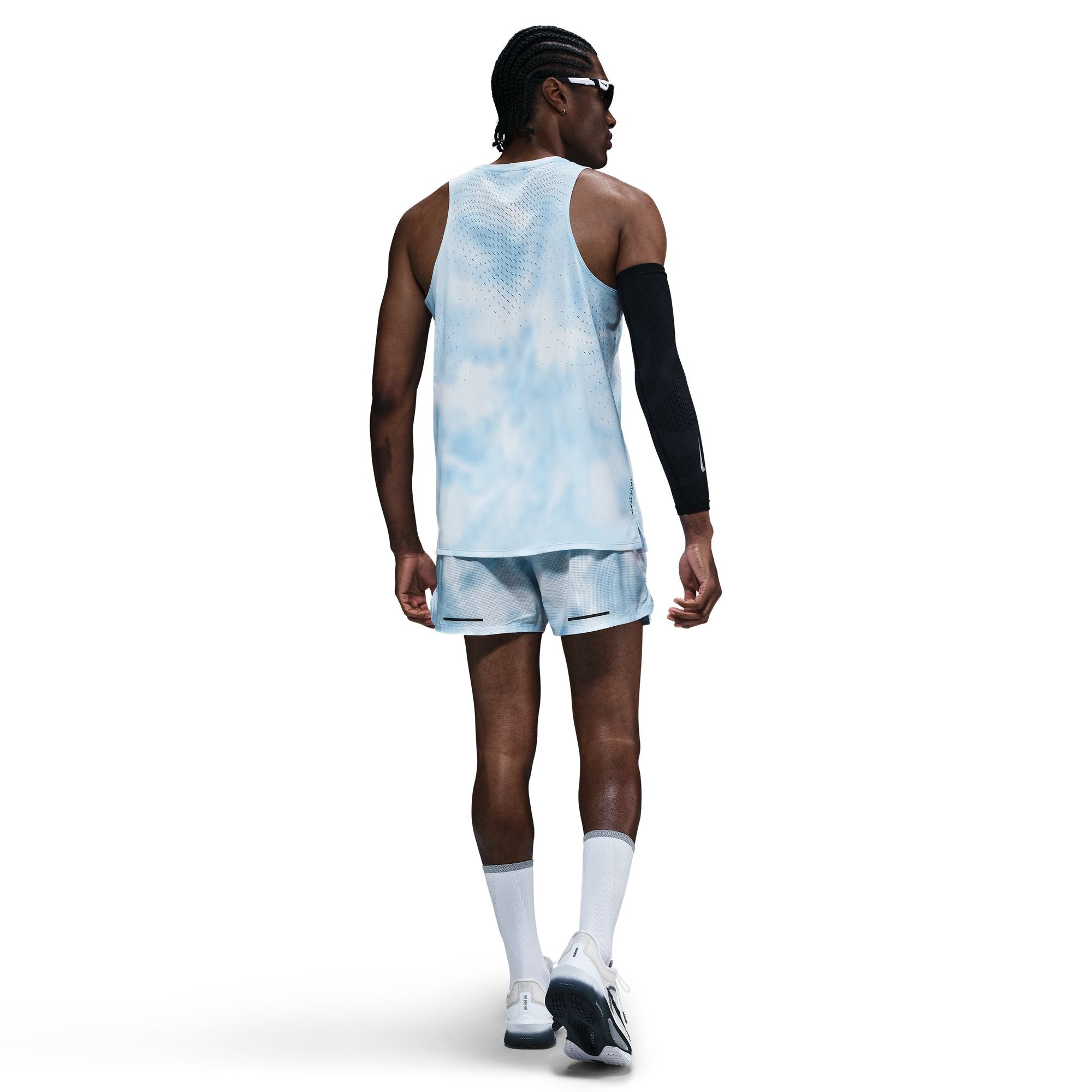 Men's Dri-FIT Division Breathe ADV Running Vest Psychic Blue / Black - Achilles Heel