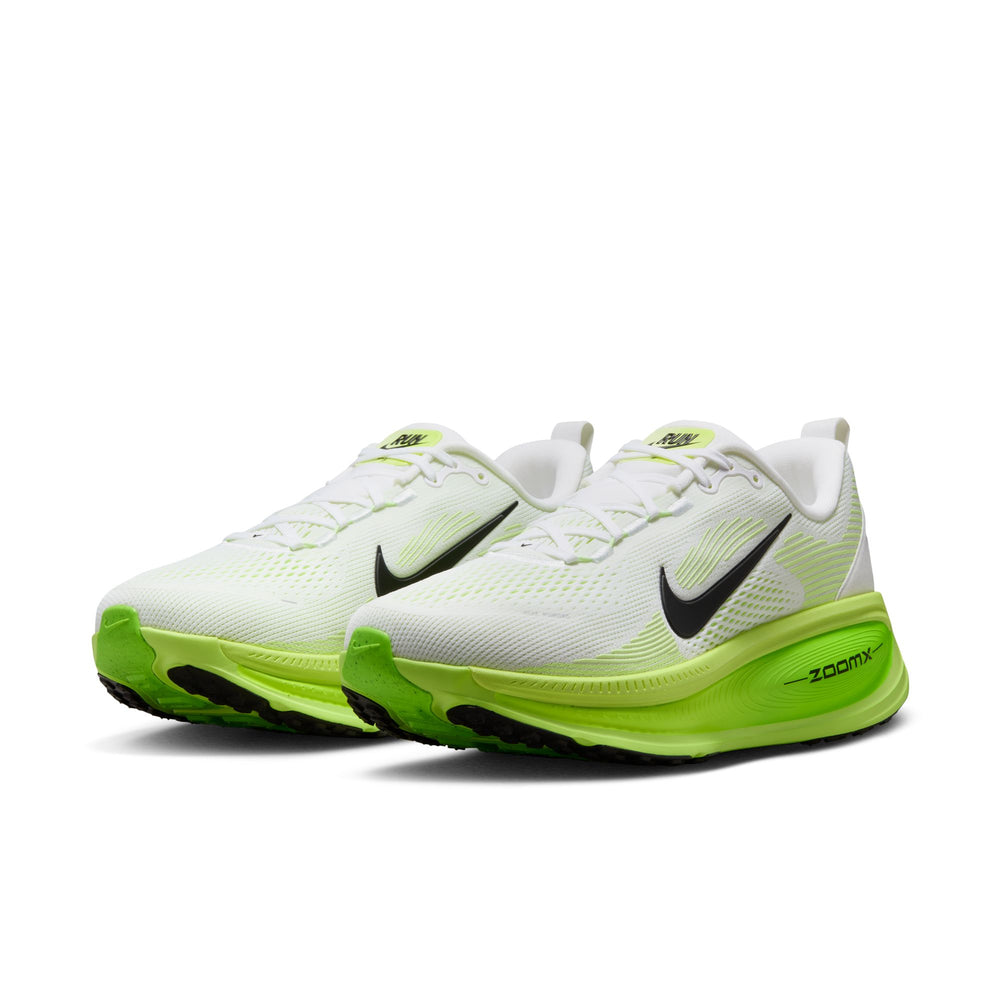 Nike Men's Air Zoom Vomero 18 Running Shoes White / Electric Green / Volt / Black - achilles heel