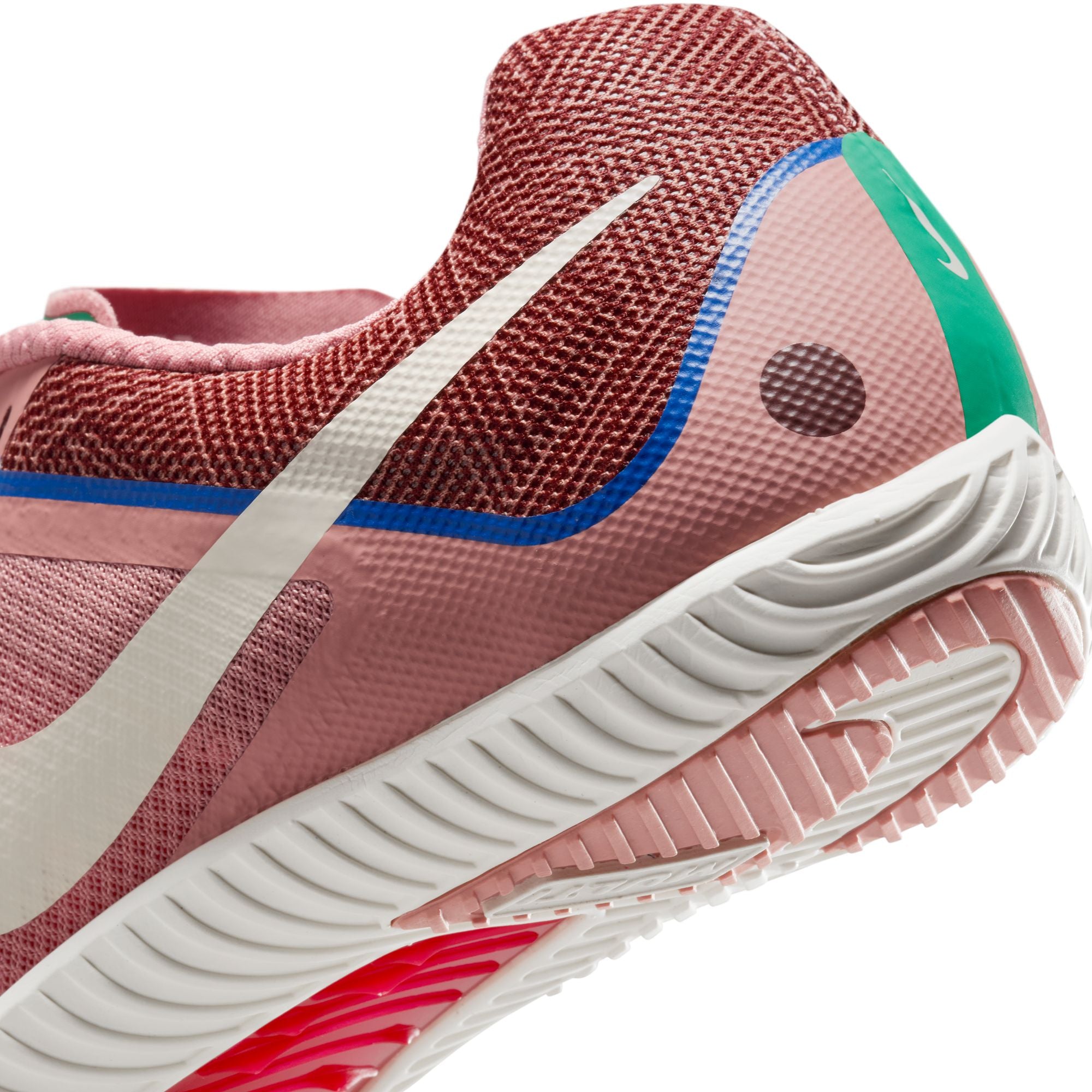 Zoom Rival Multi Running Spikes Red Stardust / Pale Ivory / Malachite - Achilles Heel