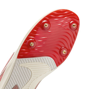 Nike Zoom Rival Distance Running Spikes Red Stardust / Malachite / University Red / Pale Ivory - achilles heel