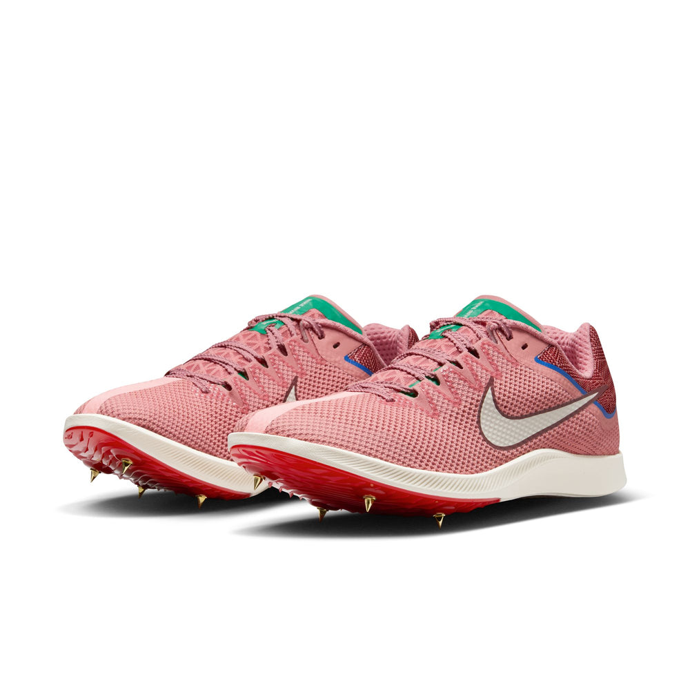 Nike Zoom Rival Distance Running Spikes Red Stardust / Malachite / University Red / Pale Ivory - achilles heel
