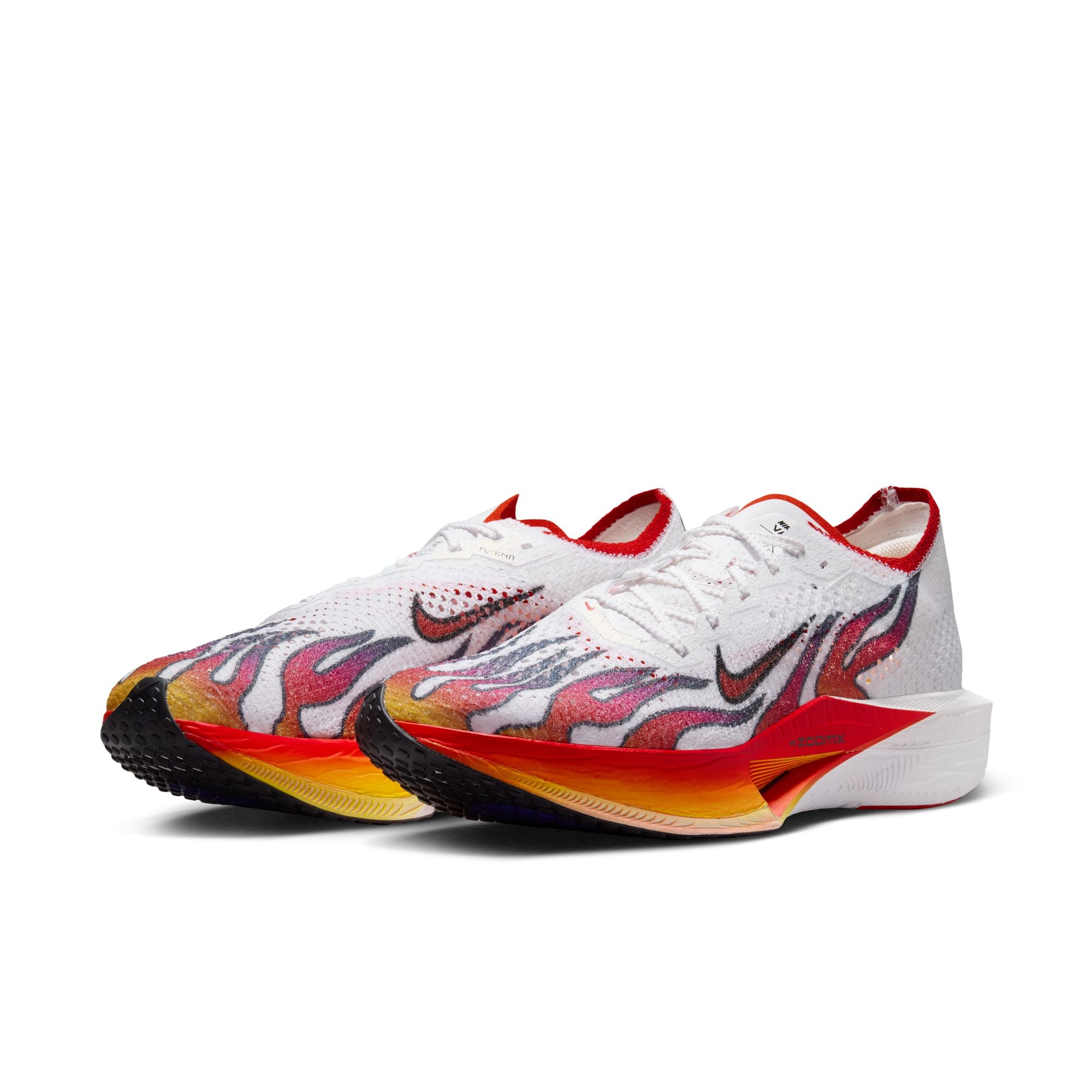 Nike Men's Vaporfly 3 Ekiden Running Shoes White / Habanero Red / Black / University Red - Achilles Heel