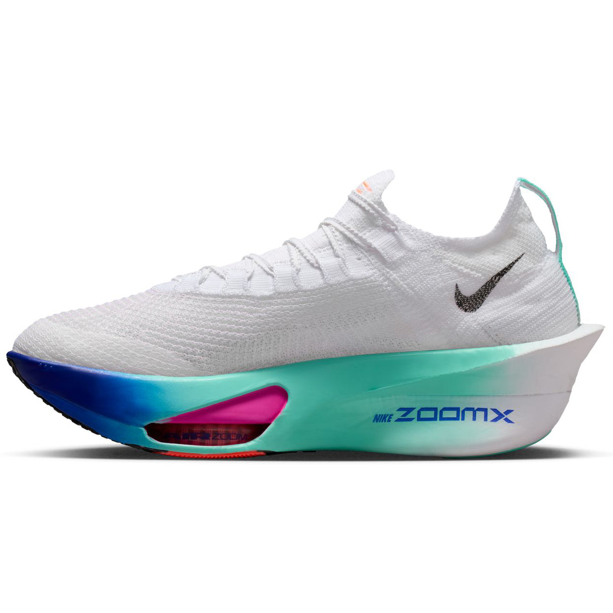 Men's Alphafly 3 Running Shoes White / Hyper Turquoise / Concord - Achilles Heel