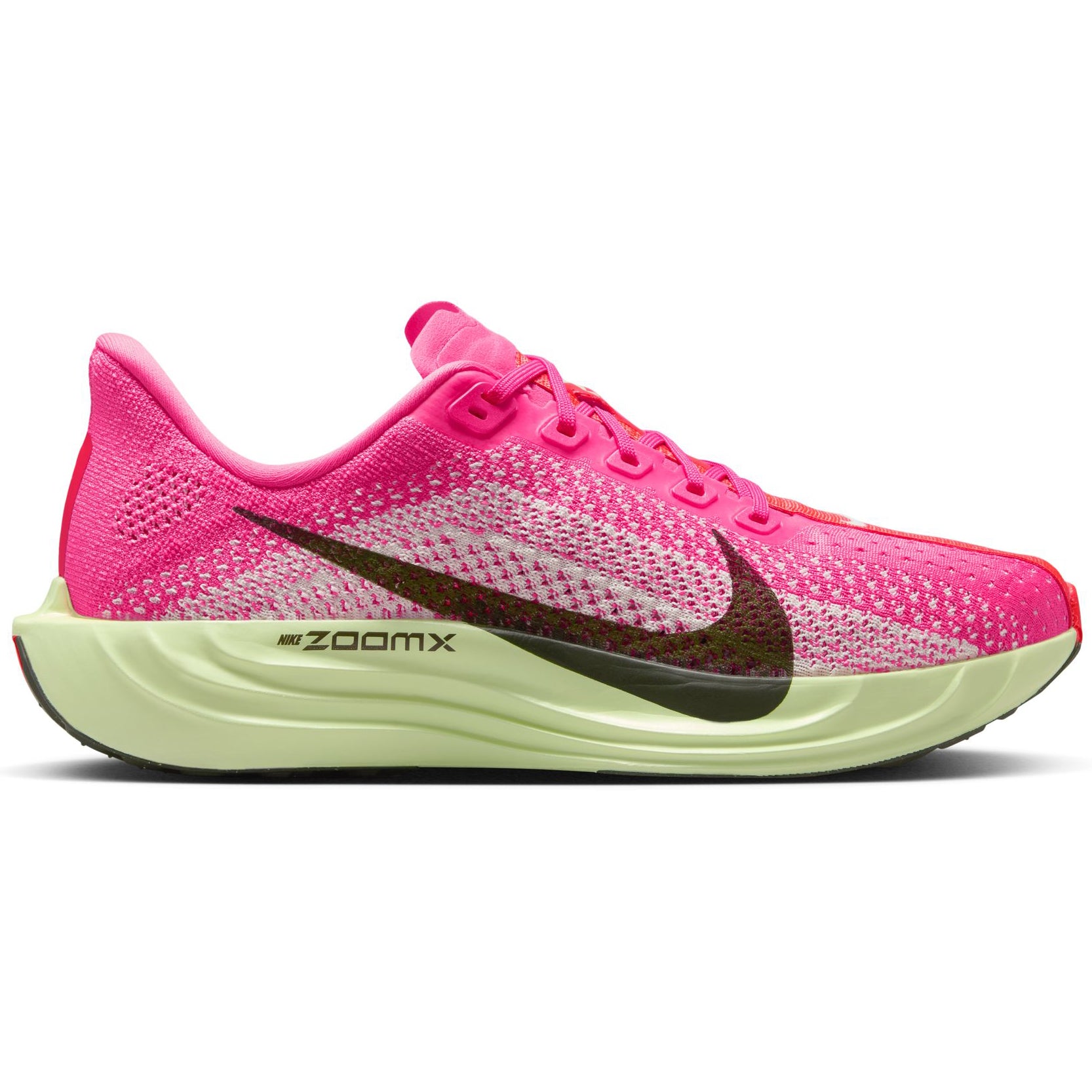 Men's Pegasus Plus Running Shoes Hyper Pink / Bright Crimson / Barely Volt / Sequoia - Achilles Heel
