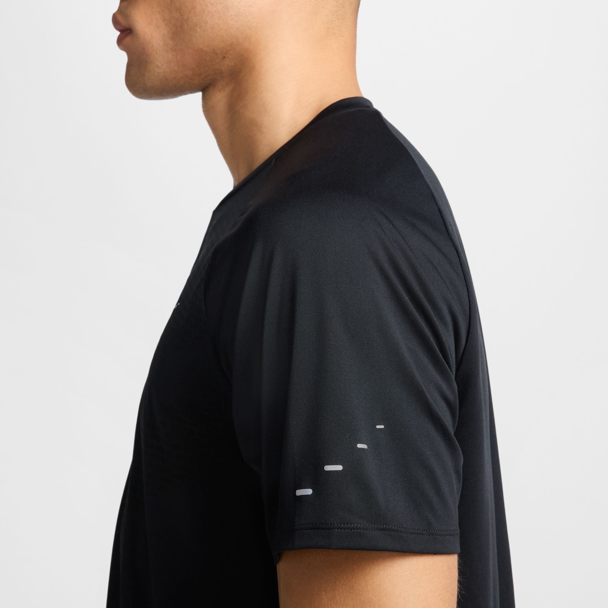 Men's Dri-FIT Stride ADV Running Tee Black - Achilles Heel