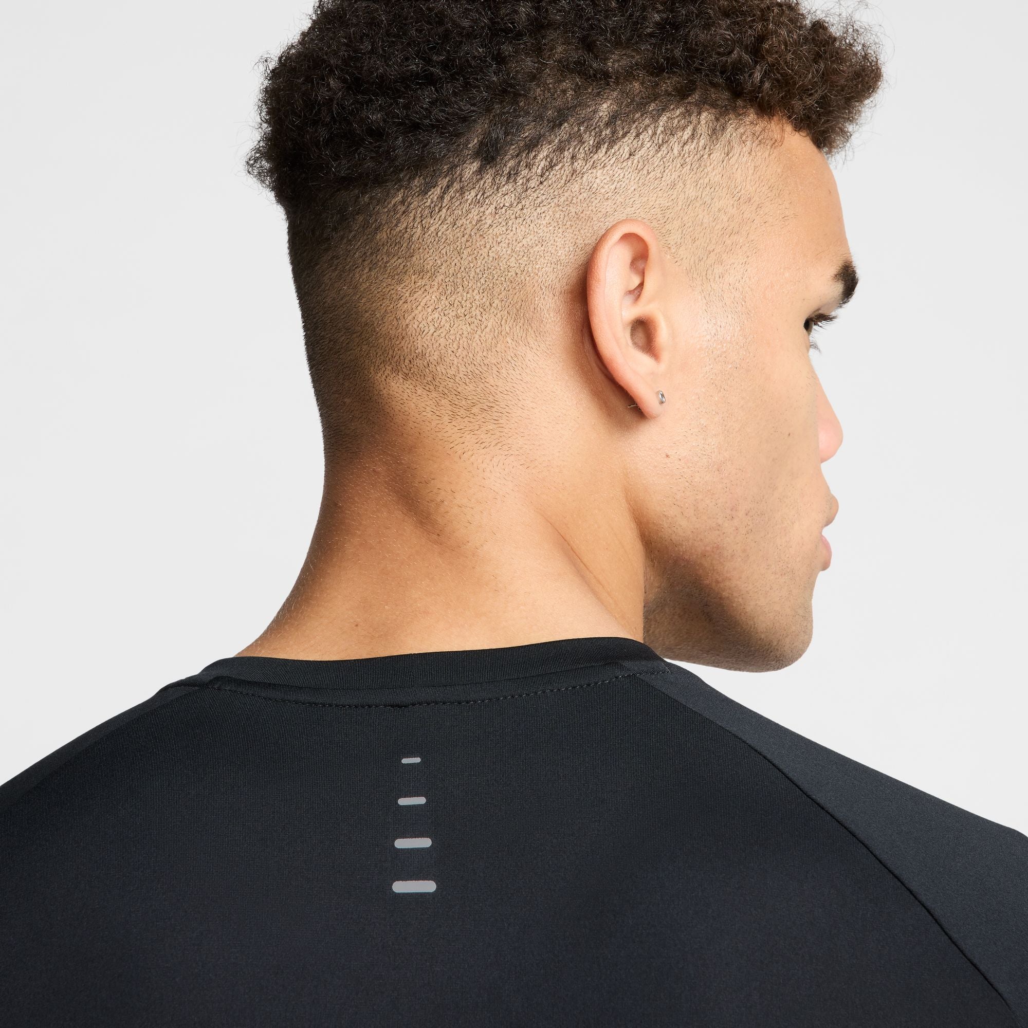 Men's Dri-FIT Stride ADV Running Tee Black - Achilles Heel