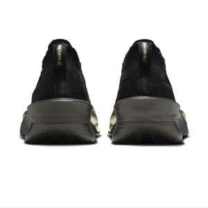 Nike Men's Alphafly 3 Running Shoes Black / Olive Aura / Metallic Silver / Metallic Medium Ash - achilles heel