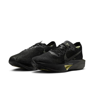 Nike Men's Vaporfly 3 Running Shoes Black / Olive Aura / Metallic Medium Ash - achilles heel