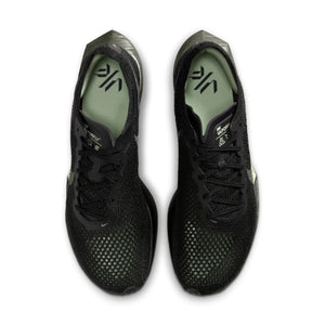 Nike Men's Vaporfly 3 Running Shoes Black / Olive Aura / Metallic Medium Ash - achilles heel