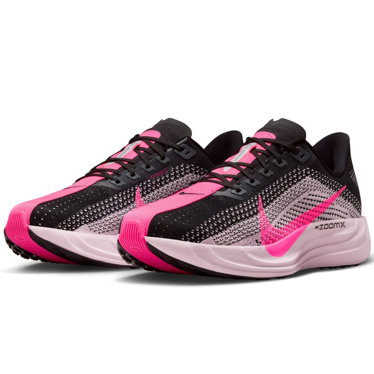 Men's Pegasus Plus Running Shoes Black / Pink Foam / Hyper Pink