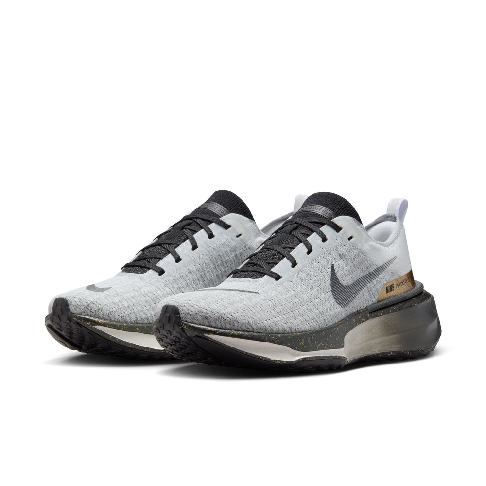 Nike Men's Invincible 3 Running Shoes White / Black / Smoke Grey - achilles heel