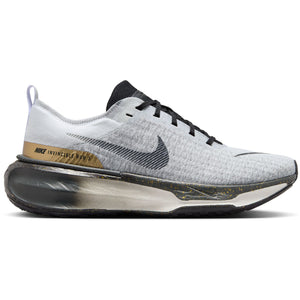 Nike Men's Invincible 3 Running Shoes White / Black / Smoke Grey - achilles heel