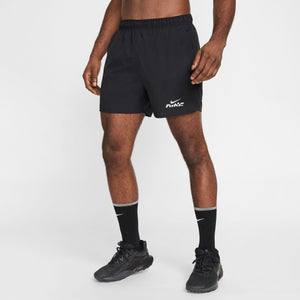 Nike Men's Dri-FIT Challenger Flash 5 Inch Running Shorts Black / Reflective Silver - achilles heel
