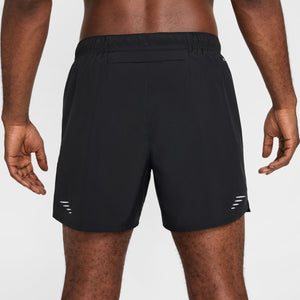 Nike Men's Dri-FIT Challenger Flash 5 Inch Running Shorts Black / Reflective Silver - achilles heel