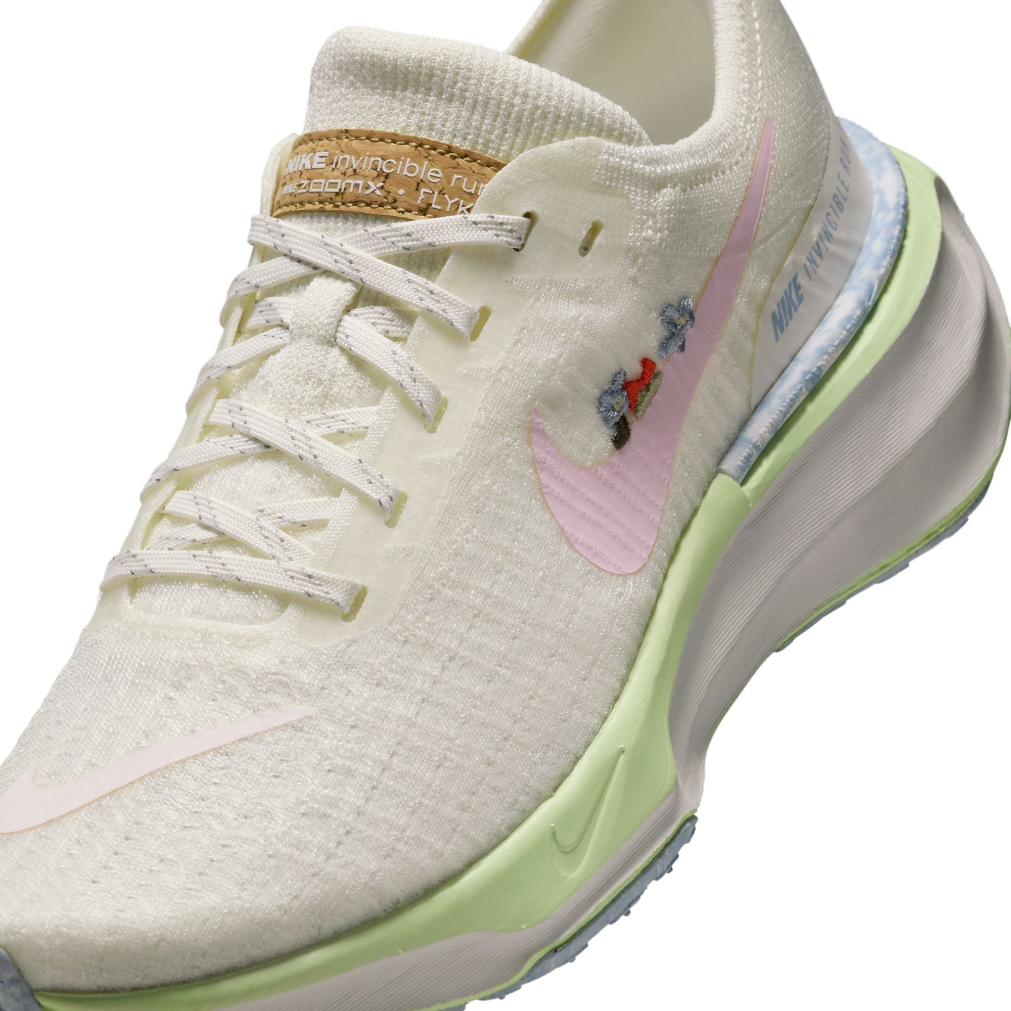 Women's Invincible 3 Running Shoes Sail / Pink Foam / Football Grey - Achilles Heel