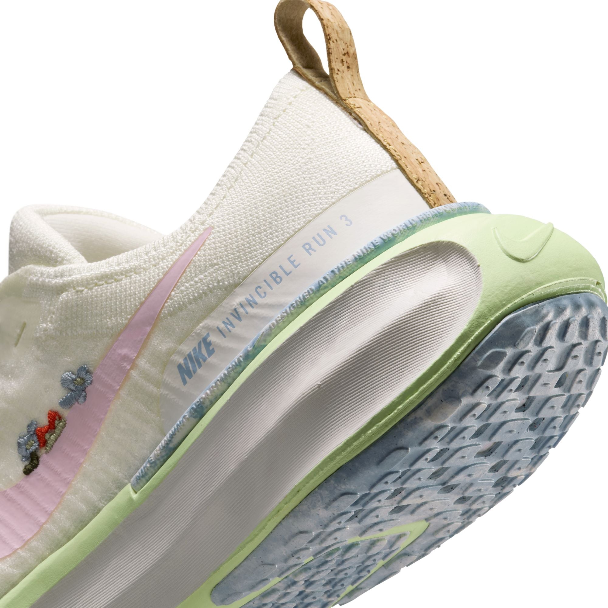 Women's Invincible 3 Running Shoes Sail / Pink Foam / Football Grey - Achilles Heel