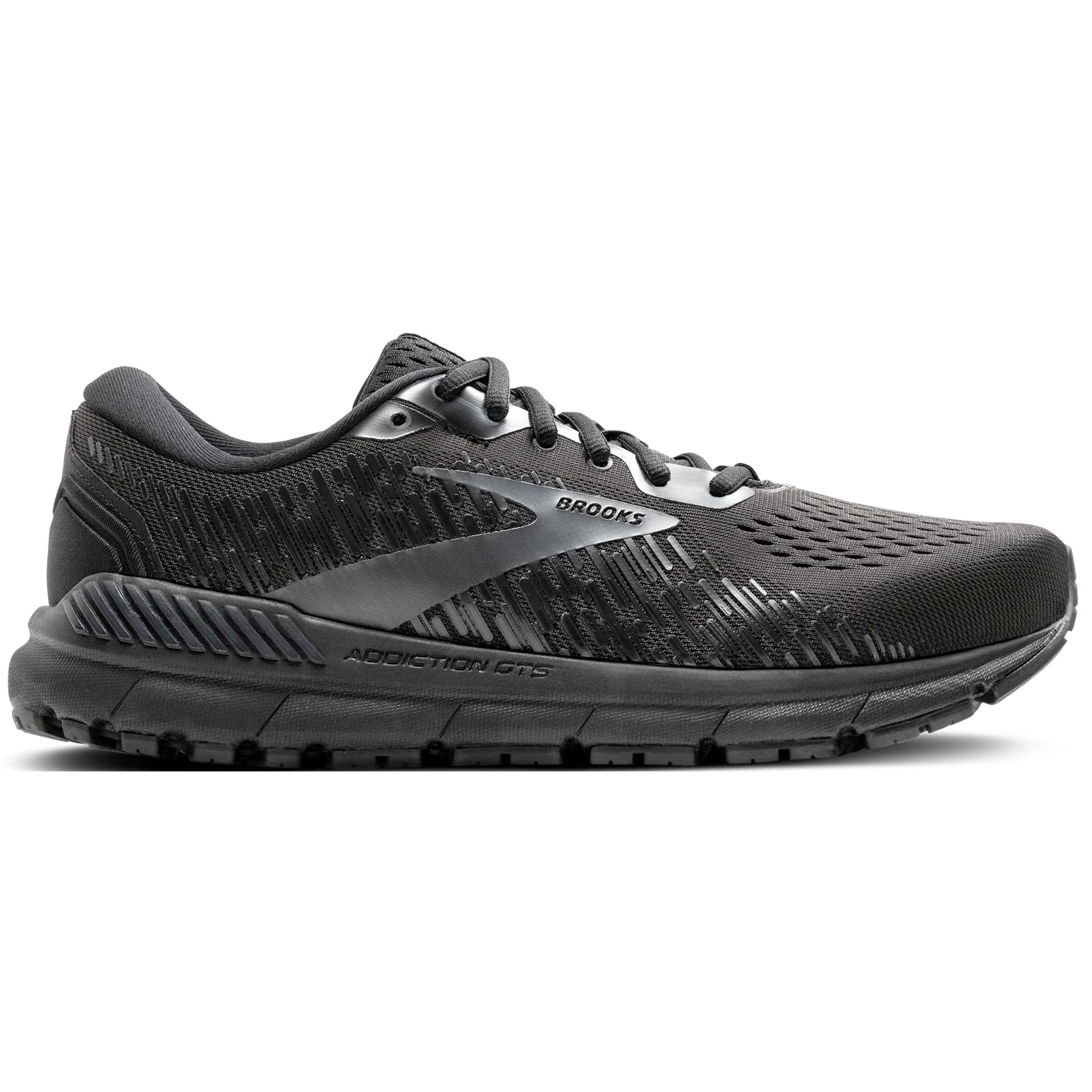 Brooks Men's Addiction GTS 15 Running Shoes Black / Black / Ebony - Achilles Heel