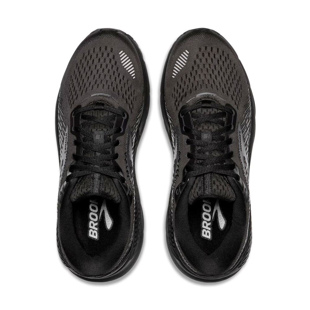 Brooks Men's Addiction GTS 15 Running Shoes Black / Black / Ebony - achilles heel