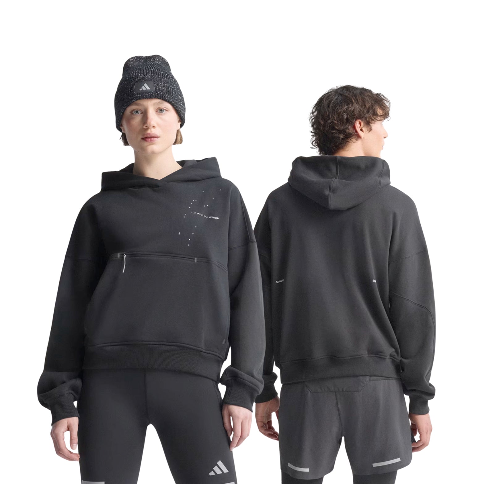Adi365 H.Koumori Running Hoodie Black - Achilles Heel