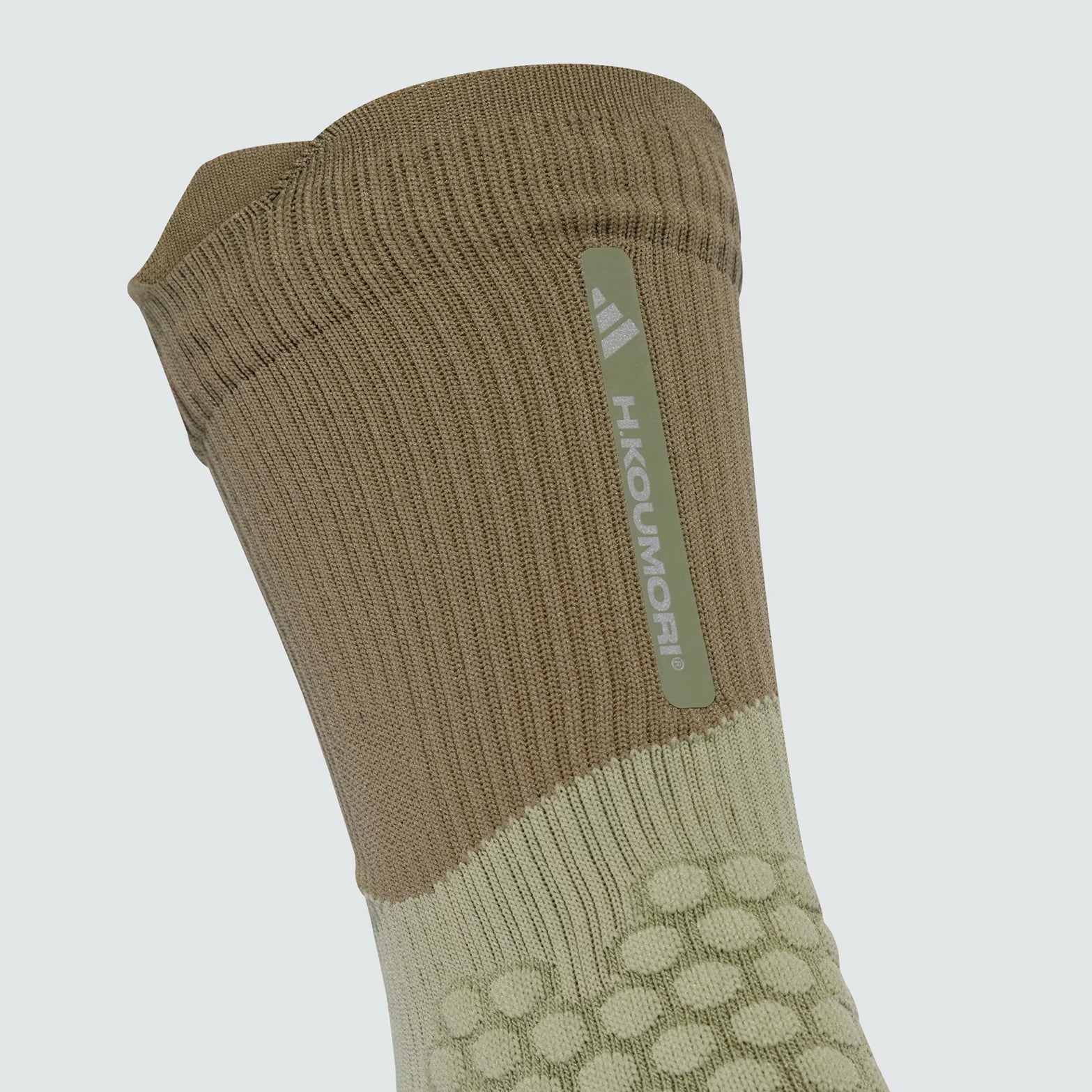 H.Koumori Socks Olive Strata / Tent Green / Reflective Silver - Achilles Heel