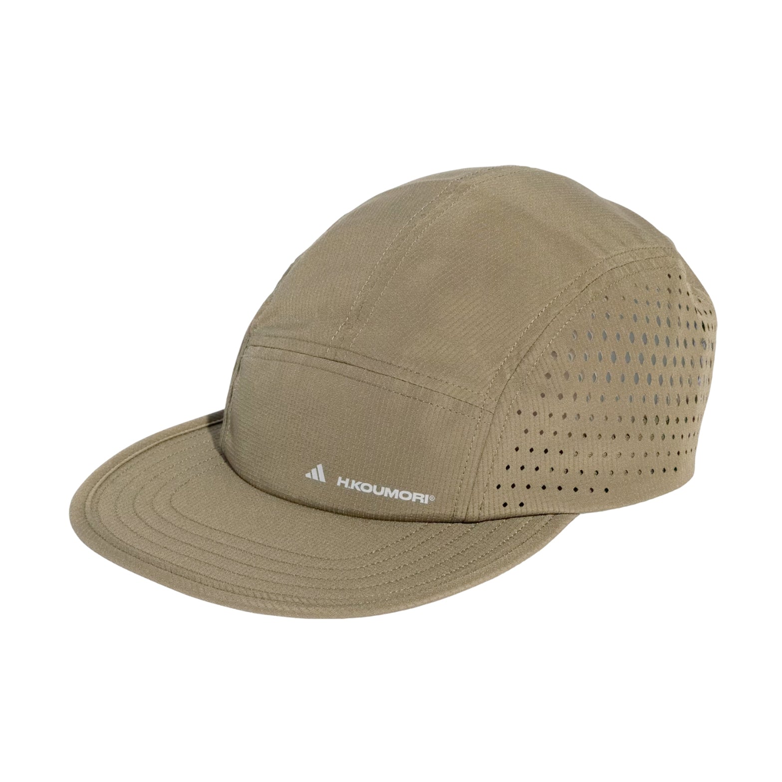 Women's H.Koumori Running Cap Olive Strata / Reflective Silver - Achilles Heel
