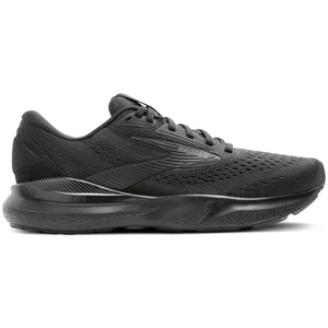 Brooks Men's Adrenaline GTS 24 Extra Wide Fit Running Shoes Black / Black / Ebony - achilles heel