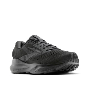 Brooks Men's Adrenaline GTS 24 Extra Wide Fit Running Shoes Black / Black / Ebony - achilles heel