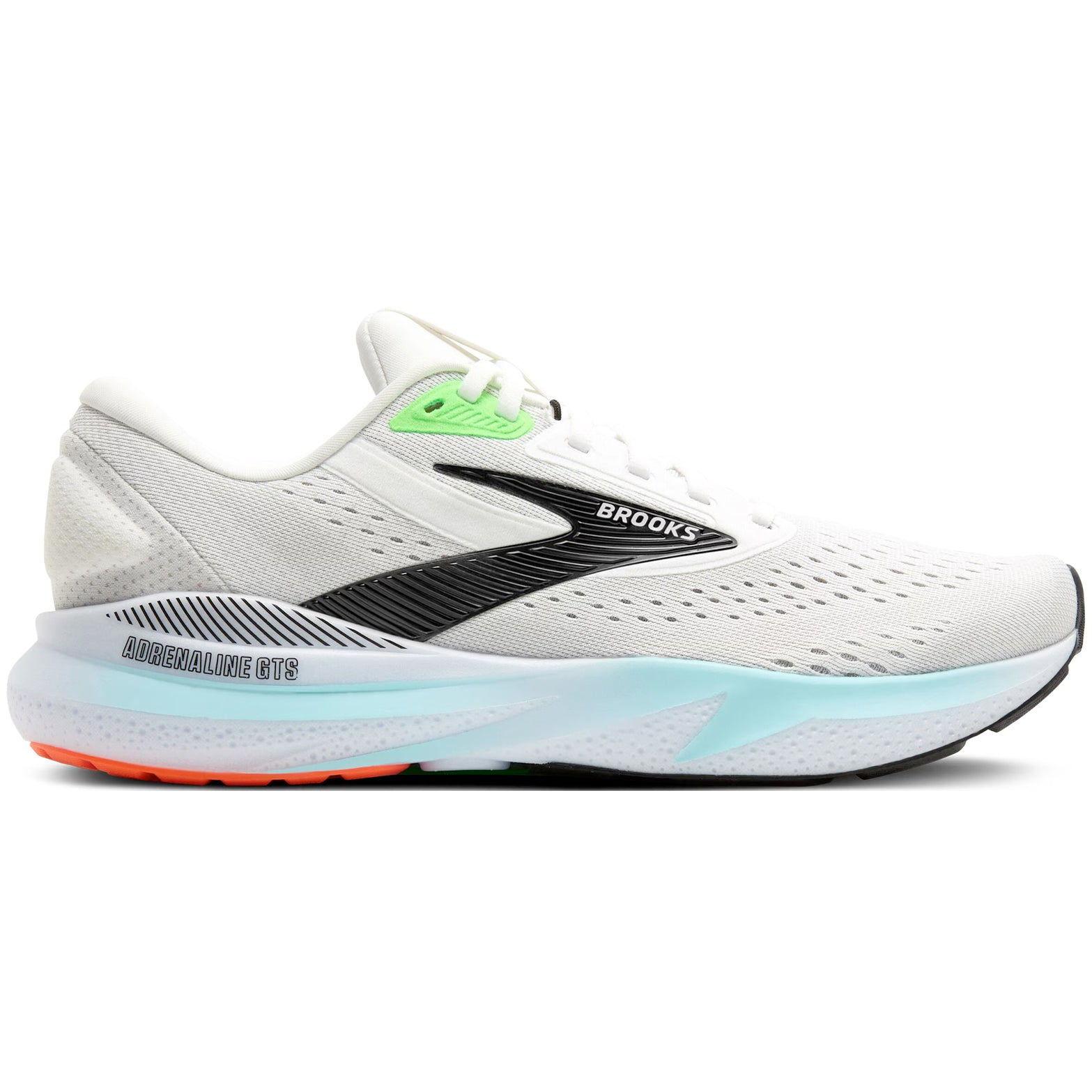 Men's Adrenaline GTS 24 Running Shoes White / Gecko / Atomizer - Achilles Heel