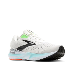 Brooks Men's Adrenaline GTS 24 Running Shoes White / Gecko / Atomizer - achilles heel