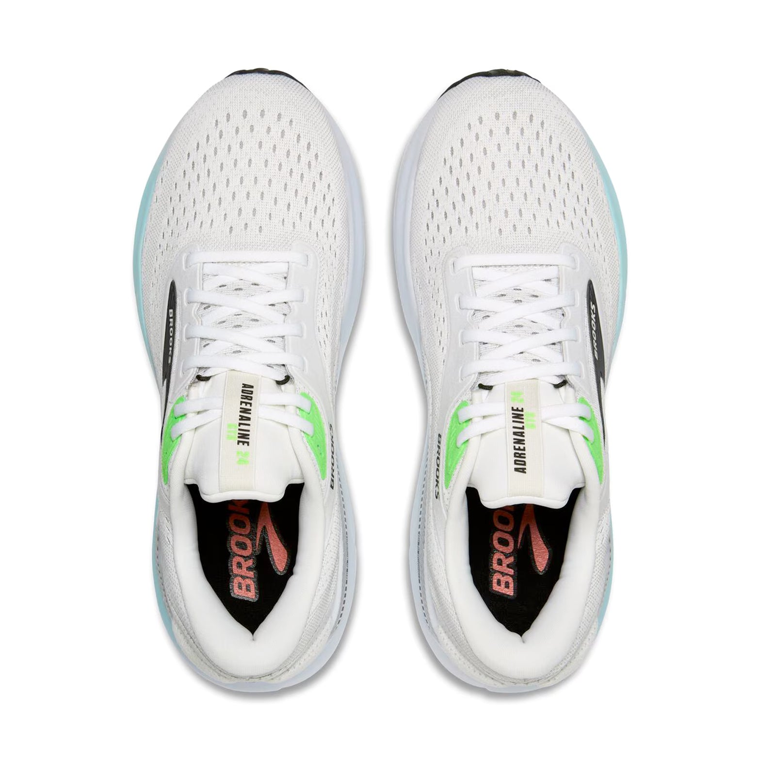 Men's Adrenaline GTS 24 Running Shoes White / Gecko / Atomizer - Achilles Heel