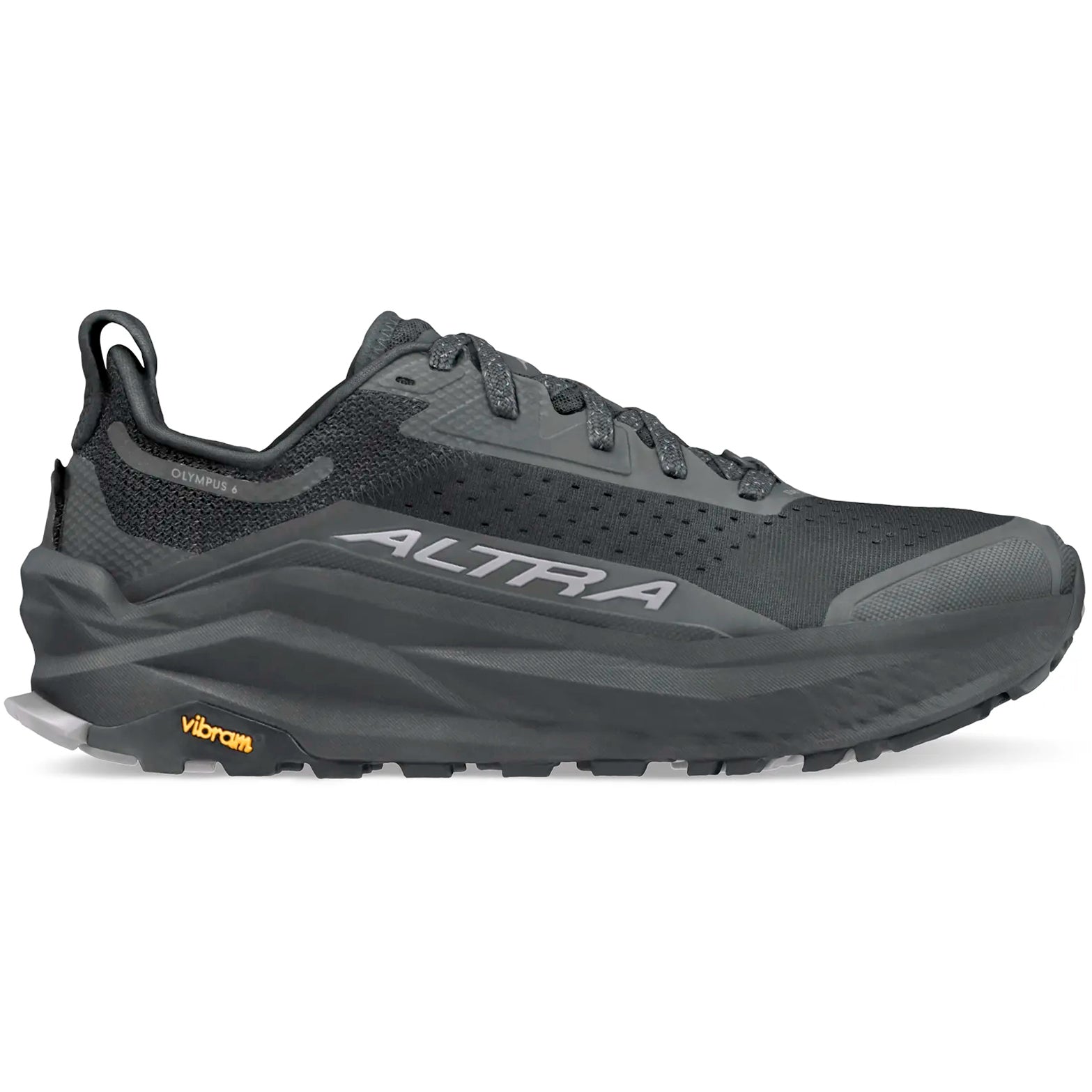 Men's Olympus 6 Trail Running Shoes Black / Black - Achilles Heel