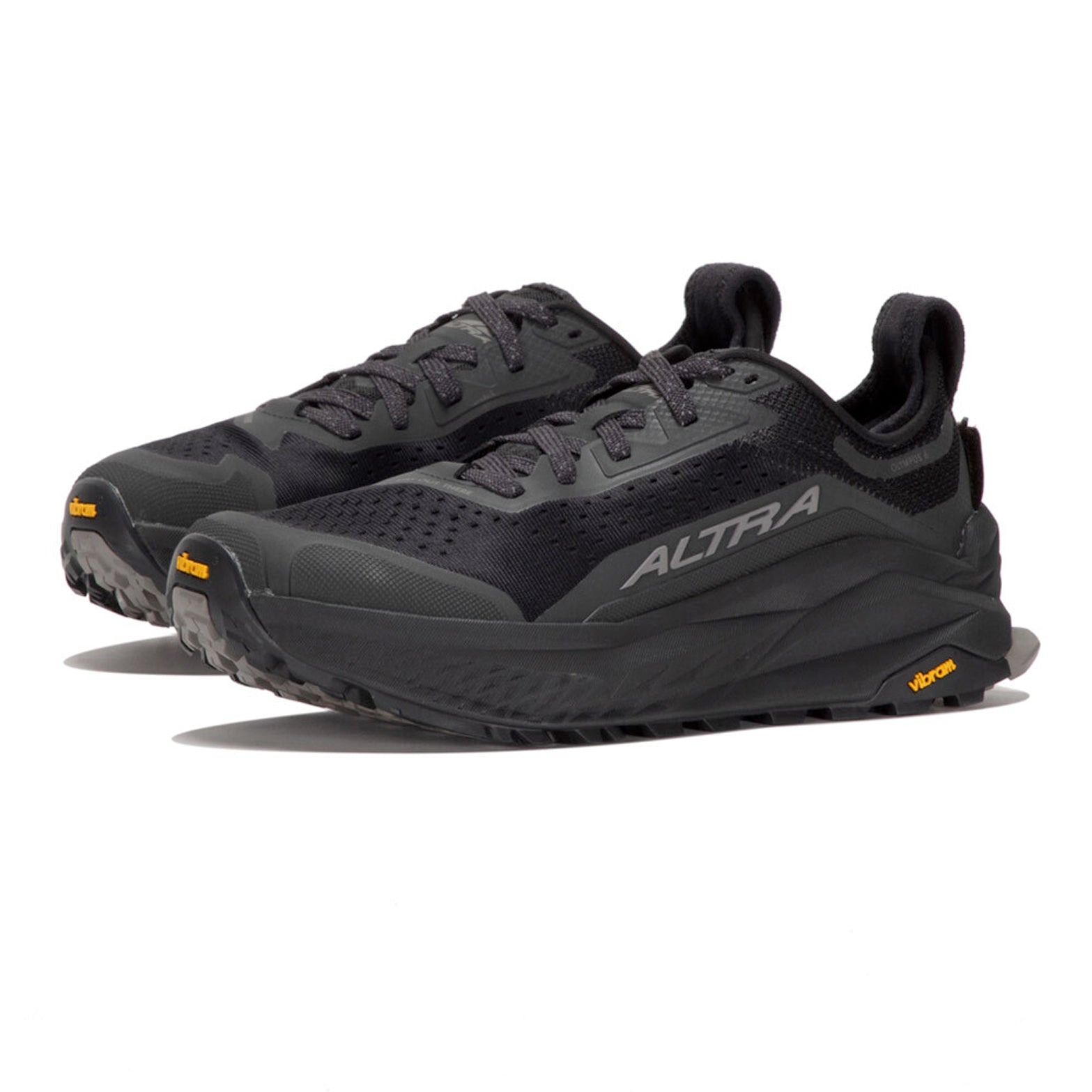Men's Olympus 6 Trail Running Shoes Black / Black - Achilles Heel