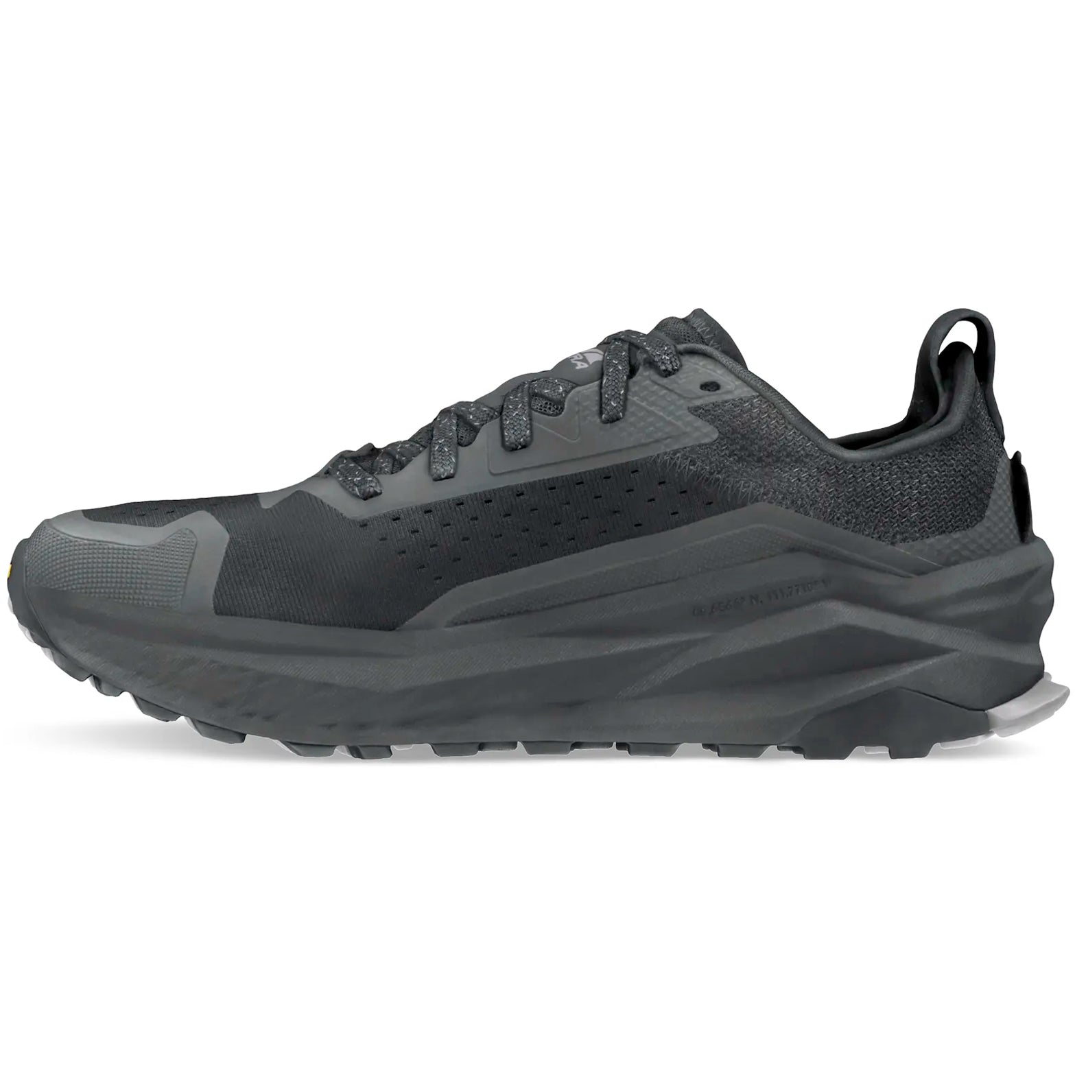 Men's Olympus 6 Trail Running Shoes Black / Black - Achilles Heel