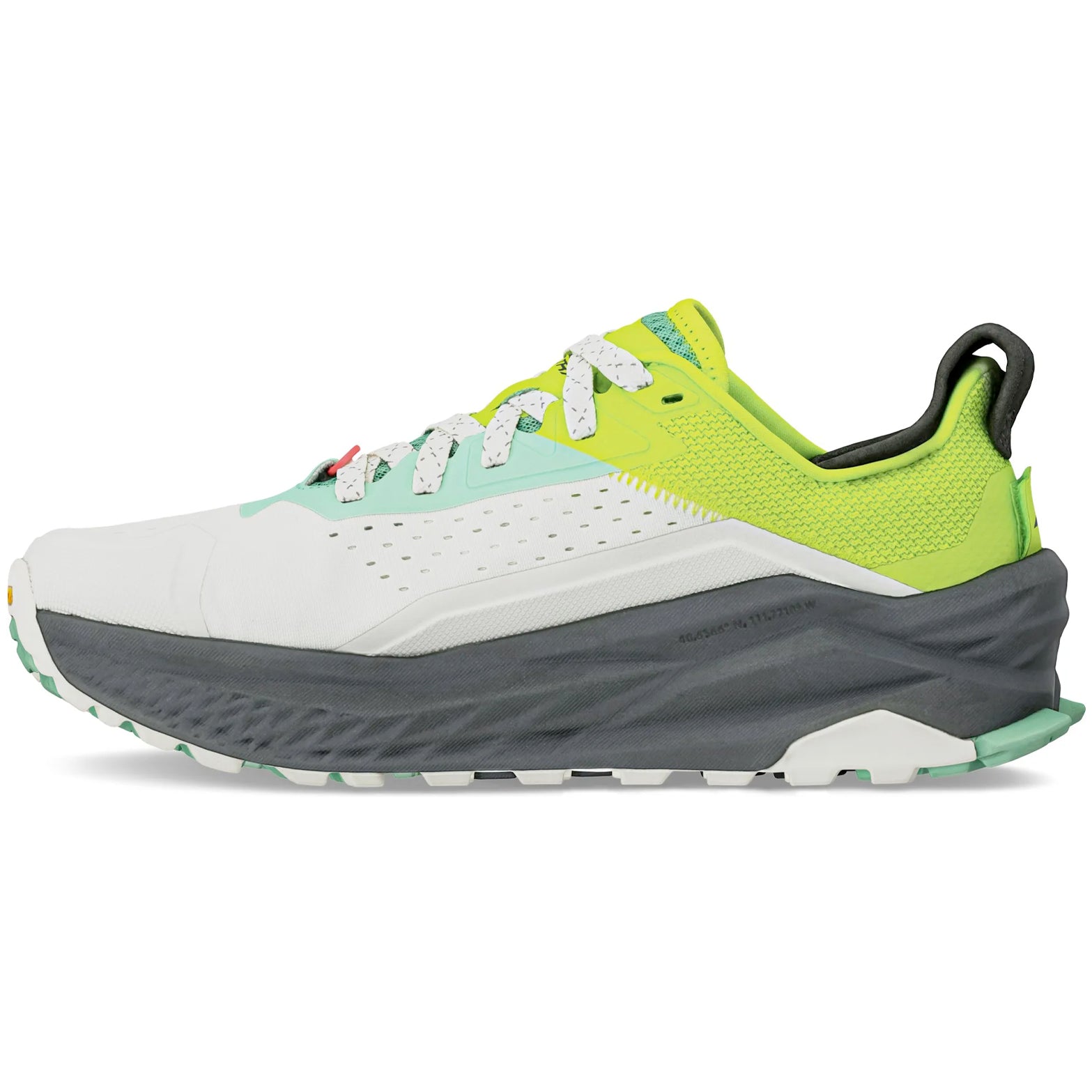 Women's Olympus 6 Trail Running Shoes Grey / Lime - Achilles Heel