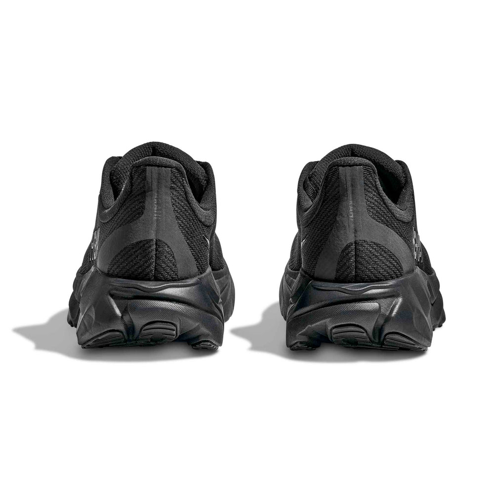 Hoka Men's Arahi 8 Wide Fit Running Shoes Black / Black - achilles heel