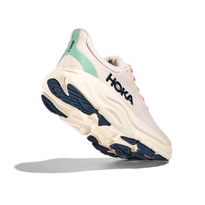 Hoka Women's Arahi 8 Running Shoes Rose Cream / Alabaster - achilles heel