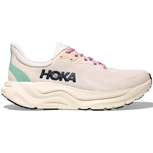 Hoka Women's Arahi 8 Running Shoes Rose Cream / Alabaster - achilles heel