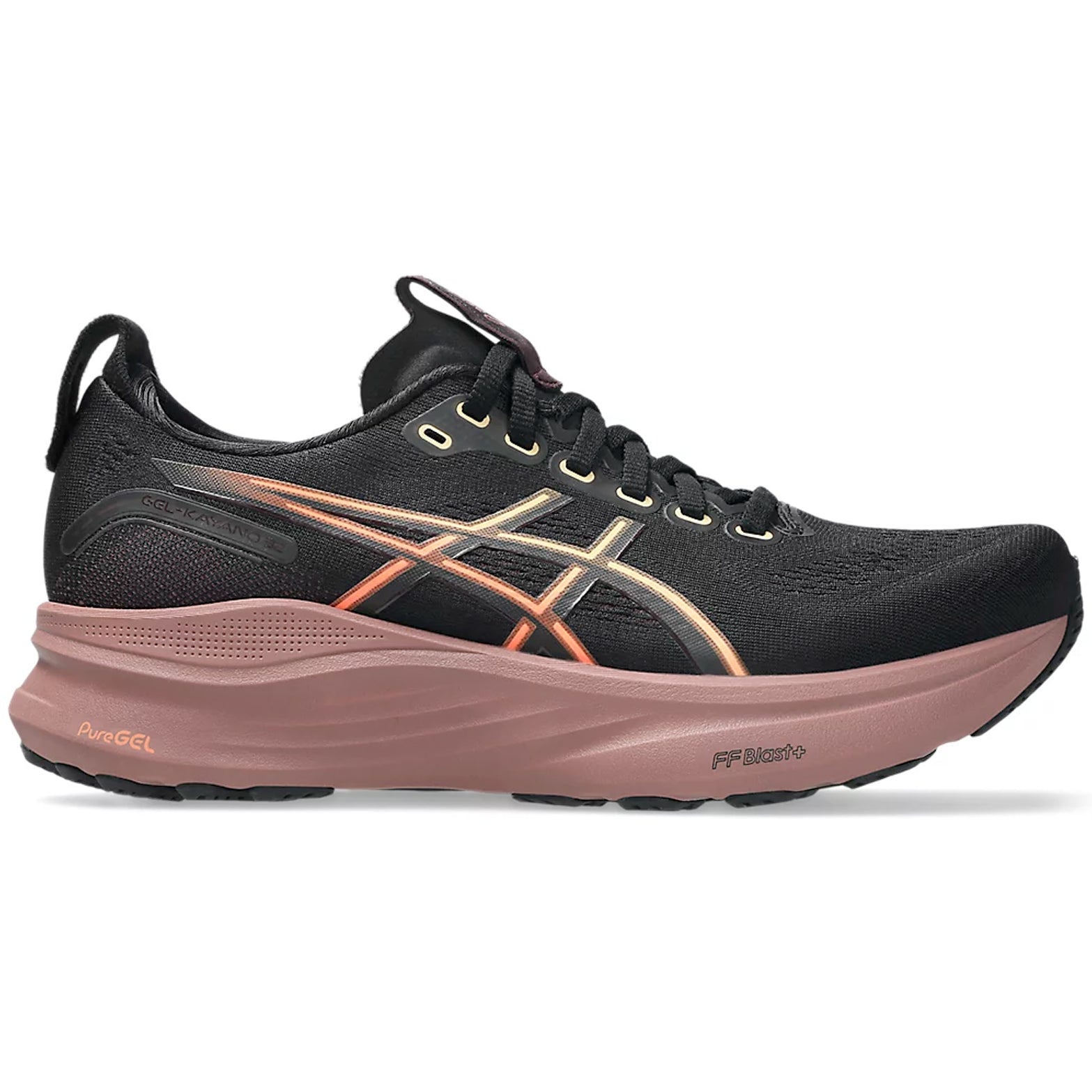 Women's Gel-Kayano 32 Running Shoes Black / Dark Currant - Achilles Heel