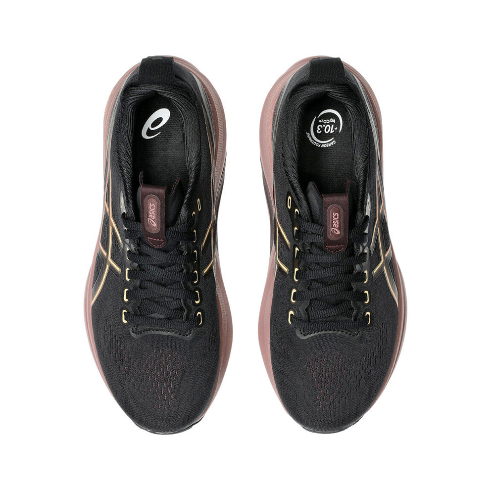 Asics Women's Gel-Kayano 32 Running Shoes Black / Dark Currant - achilles heel