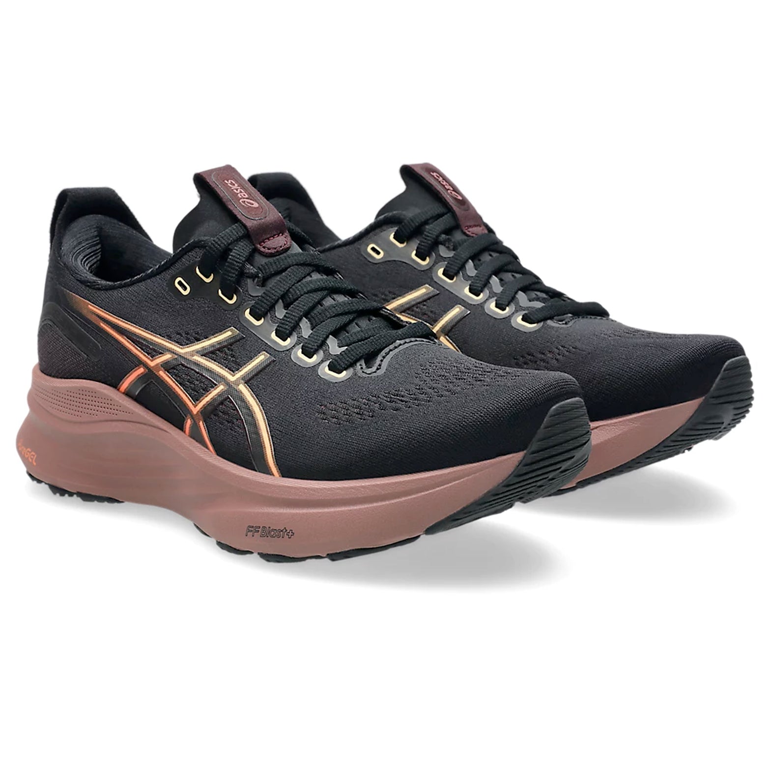 Women's Gel-Kayano 32 Running Shoes Black / Dark Currant - Achilles Heel
