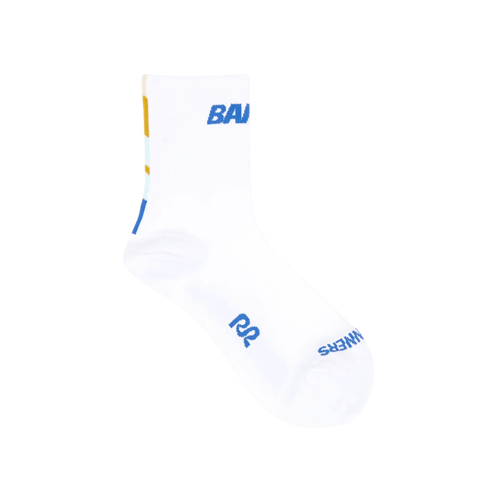 Lite Run 2 Pack Socks White / Deep Peri Blue - Achilles Heel