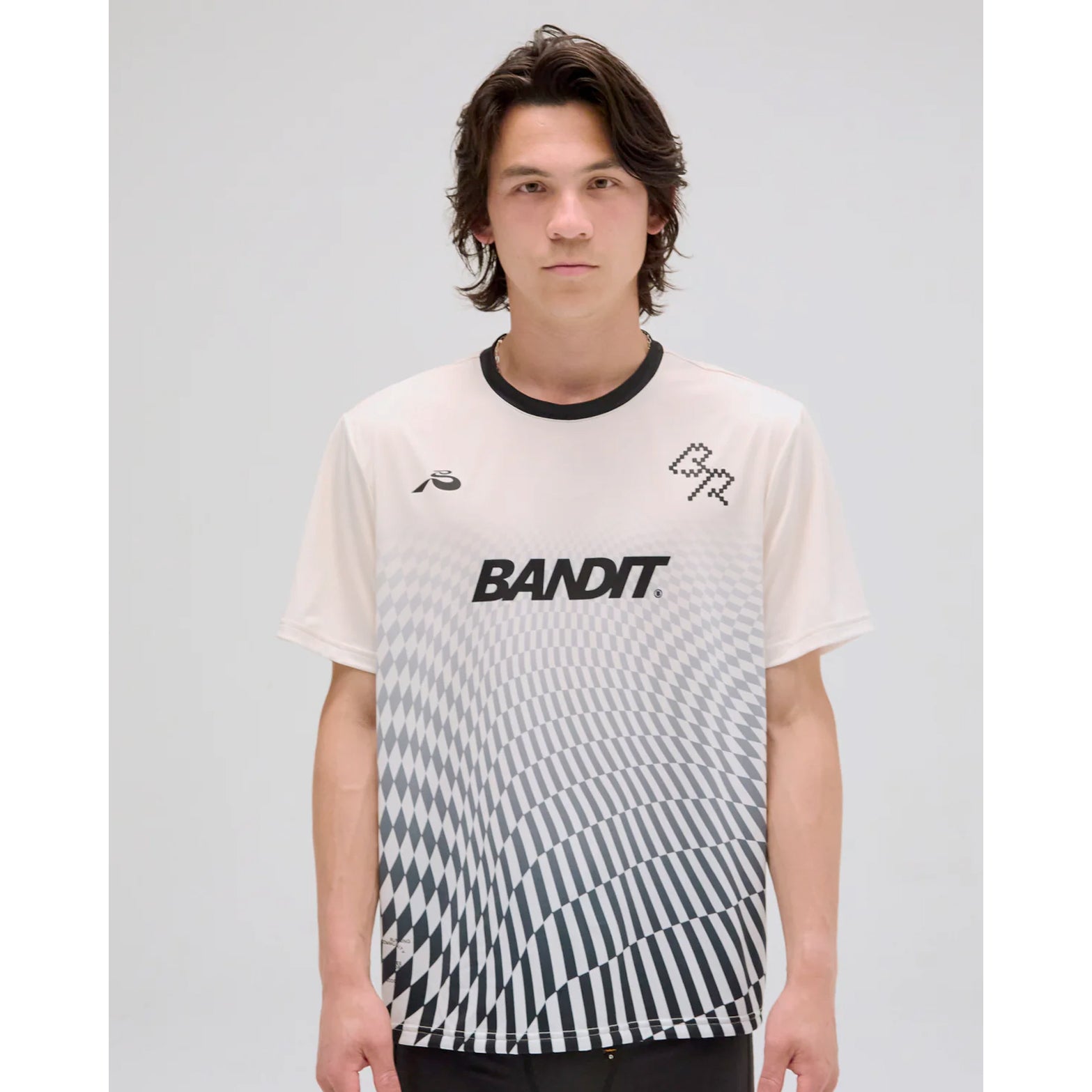 Men's Drift Mosaic Performance Tee Chalk / Black - Achilles Heel