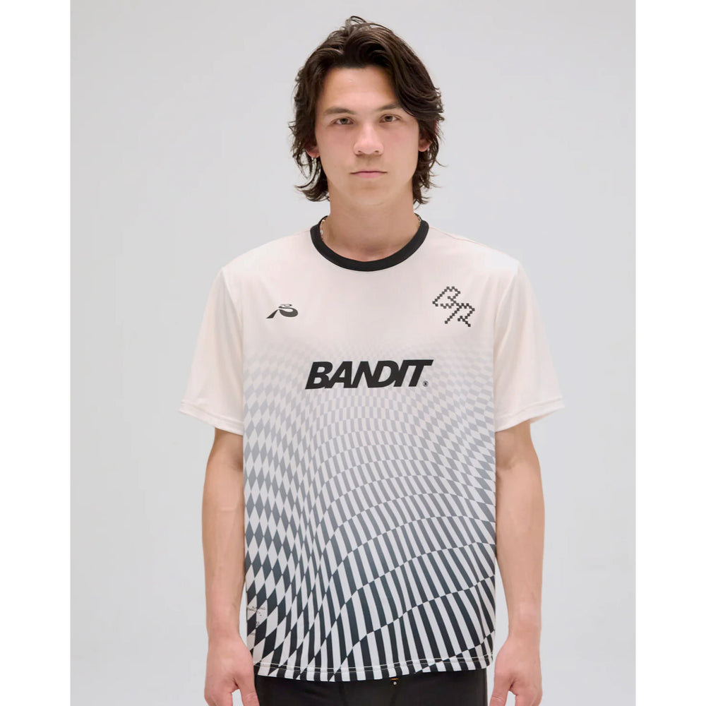 Bandit Men's Drift Mosaic Performance Tee Chalk / Black - achilles heel