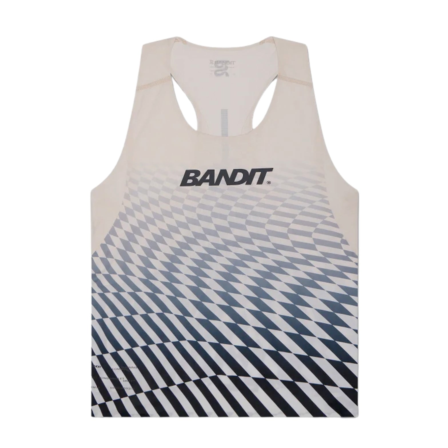 Men's Drift Mosaic Racing Singlet Black / Chalk - Achilles Heel